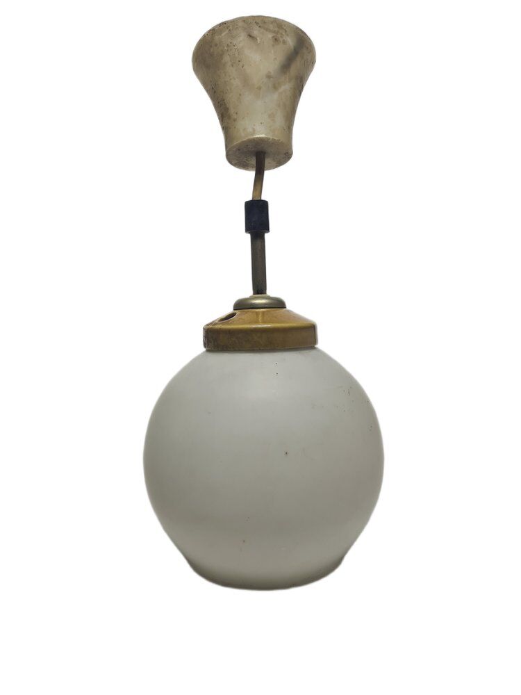 Postmodern Communist pendant lamp, Poland, 1970s