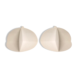 Paire de serre-livres Fermalibro 4909 blanc Stoppino Kartell