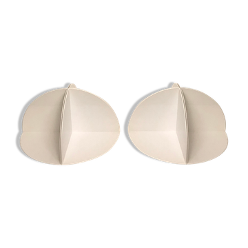 Pair of book clamps Fermalibro 4909 white Stoppino Kartell