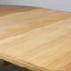 Vintage Danish Modern Oak Round Table, H. Kjærnulf style, 1960s