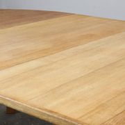 Vintage Danish Modern Oak Round Table, H. Kjærnulf style, 1960s