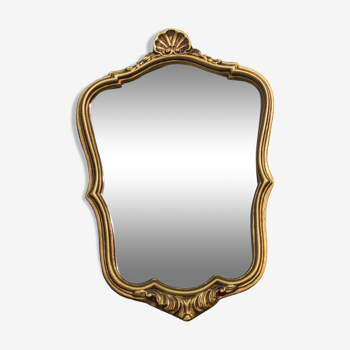 Old mirror gilded