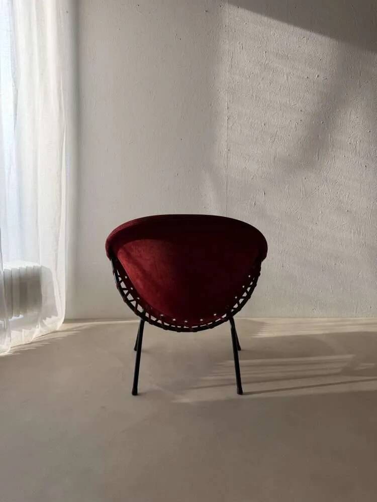 Chaises ballon années 60 Lusch | Ensemble de deux fauteuils lounge vintage