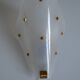 50s Arlus wall light in Perspex and brass