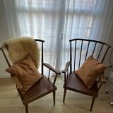 Paire de fauteuils Baumann