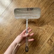 Ecumoire, fish, barbecue spatula, stainless steel - vintage Ikea