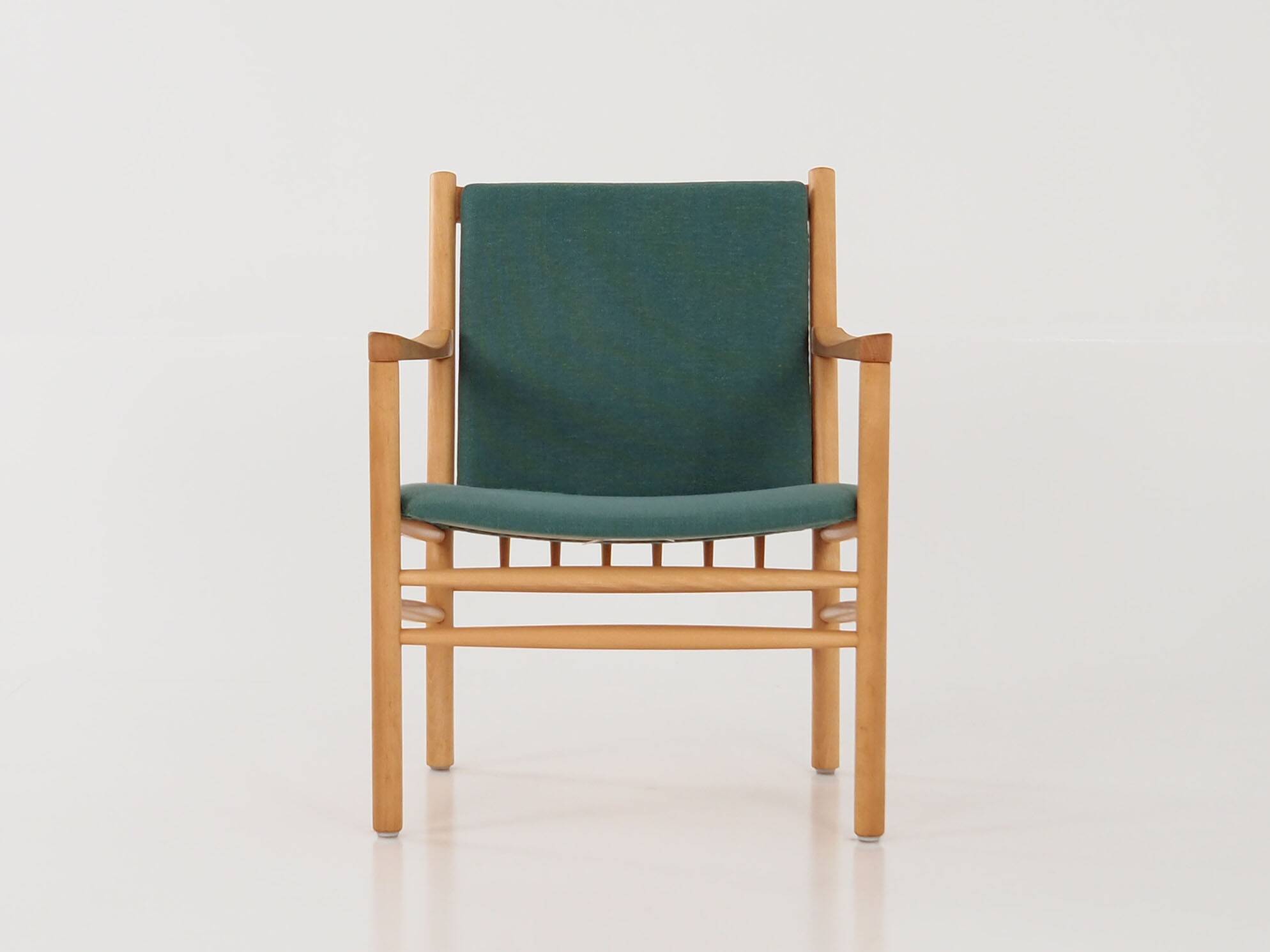 Beech armchair, Danish design, 1970s, designer: Erik Ole Jørgensen, manufacture: Tarm Stole & Møbelf