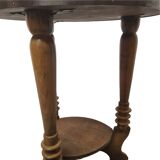 Art Deco Side Table With Glass Top, 1930s