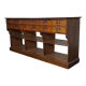 French oak late XIXth century general store shop / display cabinet