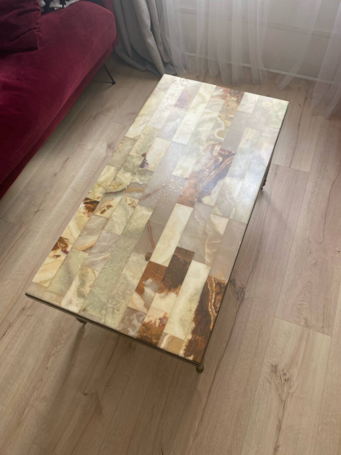 Table basse en marbre