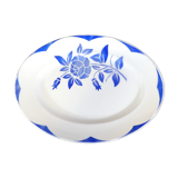 Former plat oavle in faïence of Digoin Sarreguemines model corsica