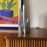 Lampe de table Hollywood Regency à 6 lumières en métal,  Italie 1970