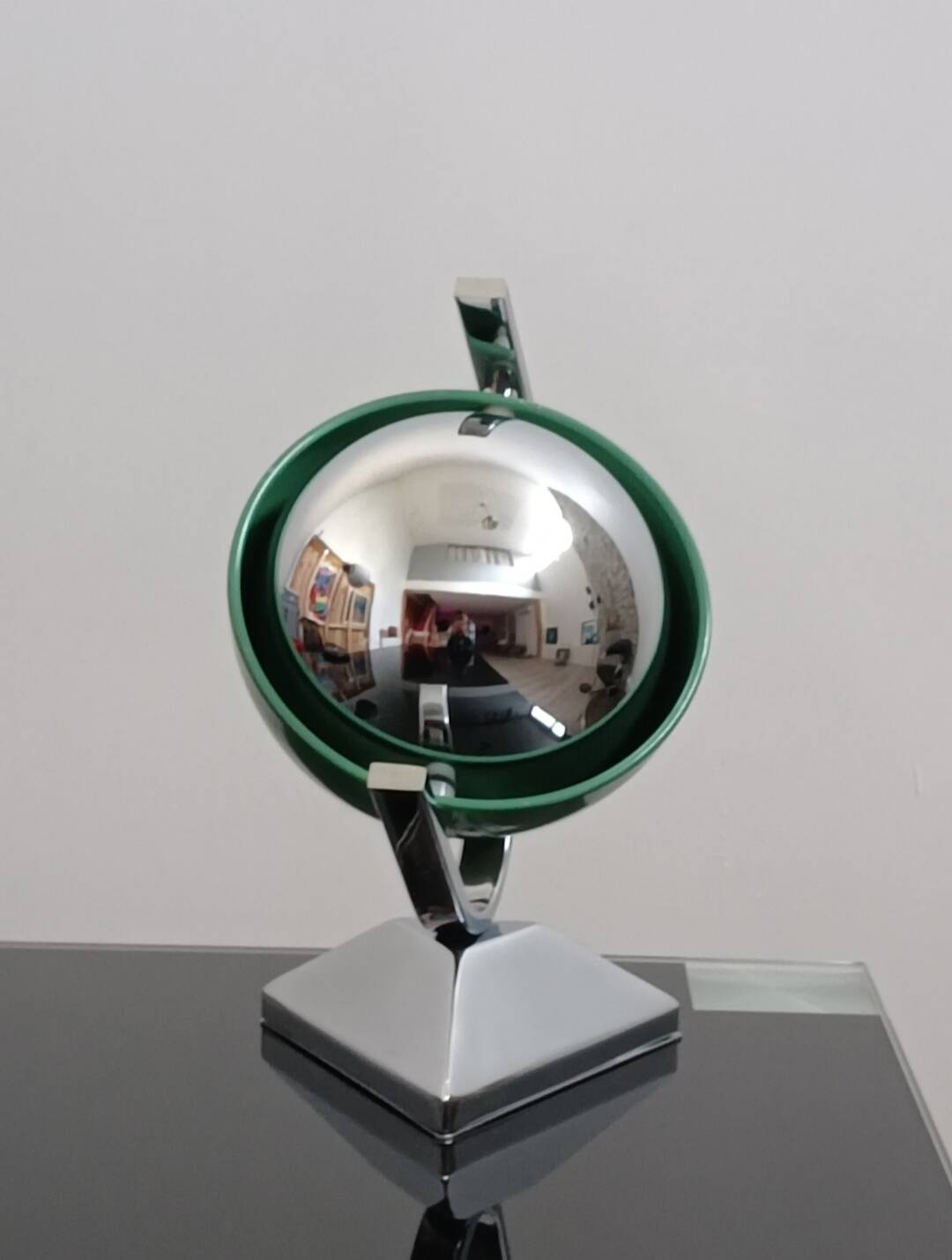 Lampe Eclips Eyeball par LP Oliva pour Grin Luz 1970s