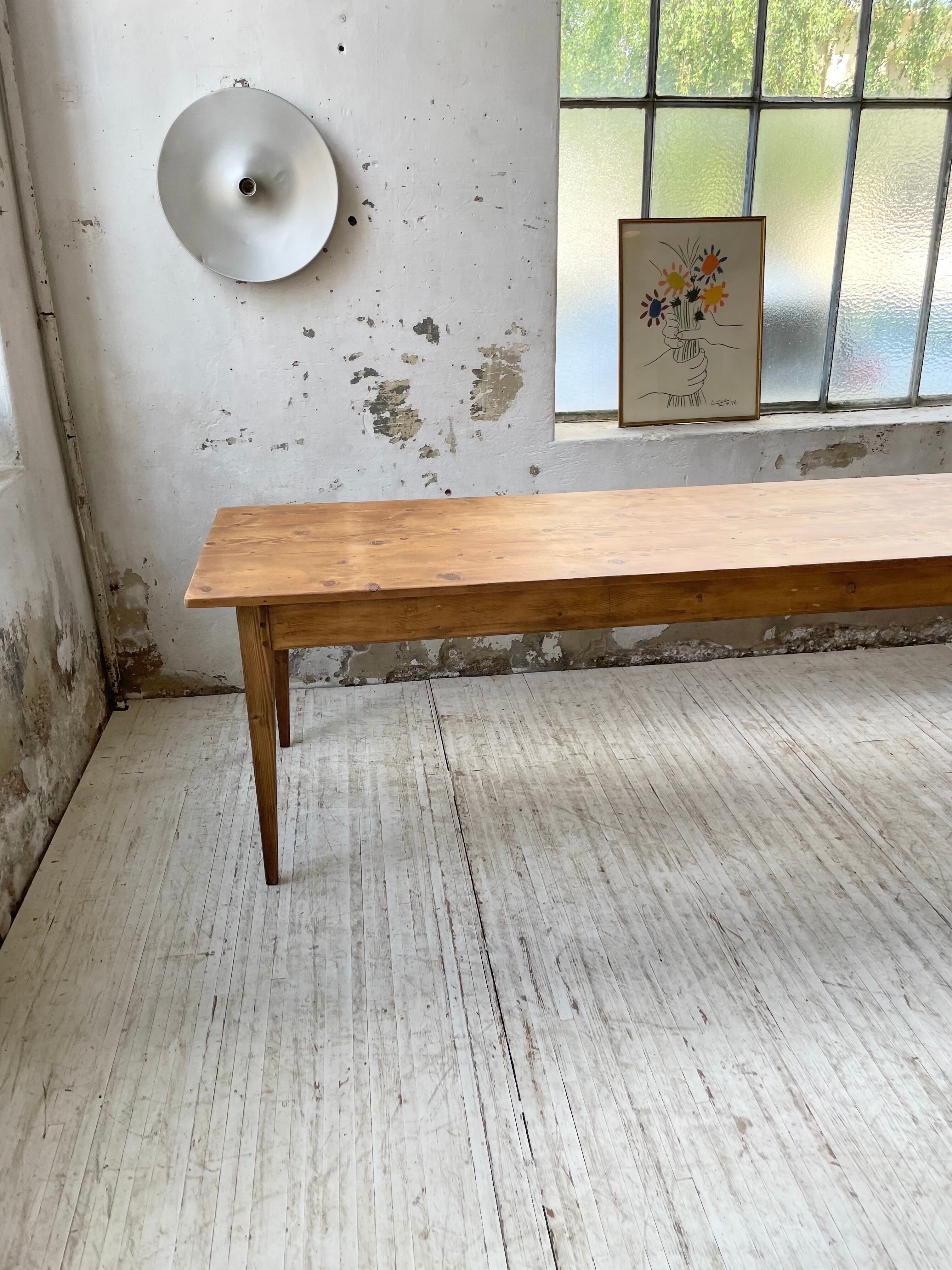 Xxl pine farmhouse table 338cm