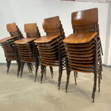 Set of 39 Marko school chairs, 70s, Netherlands