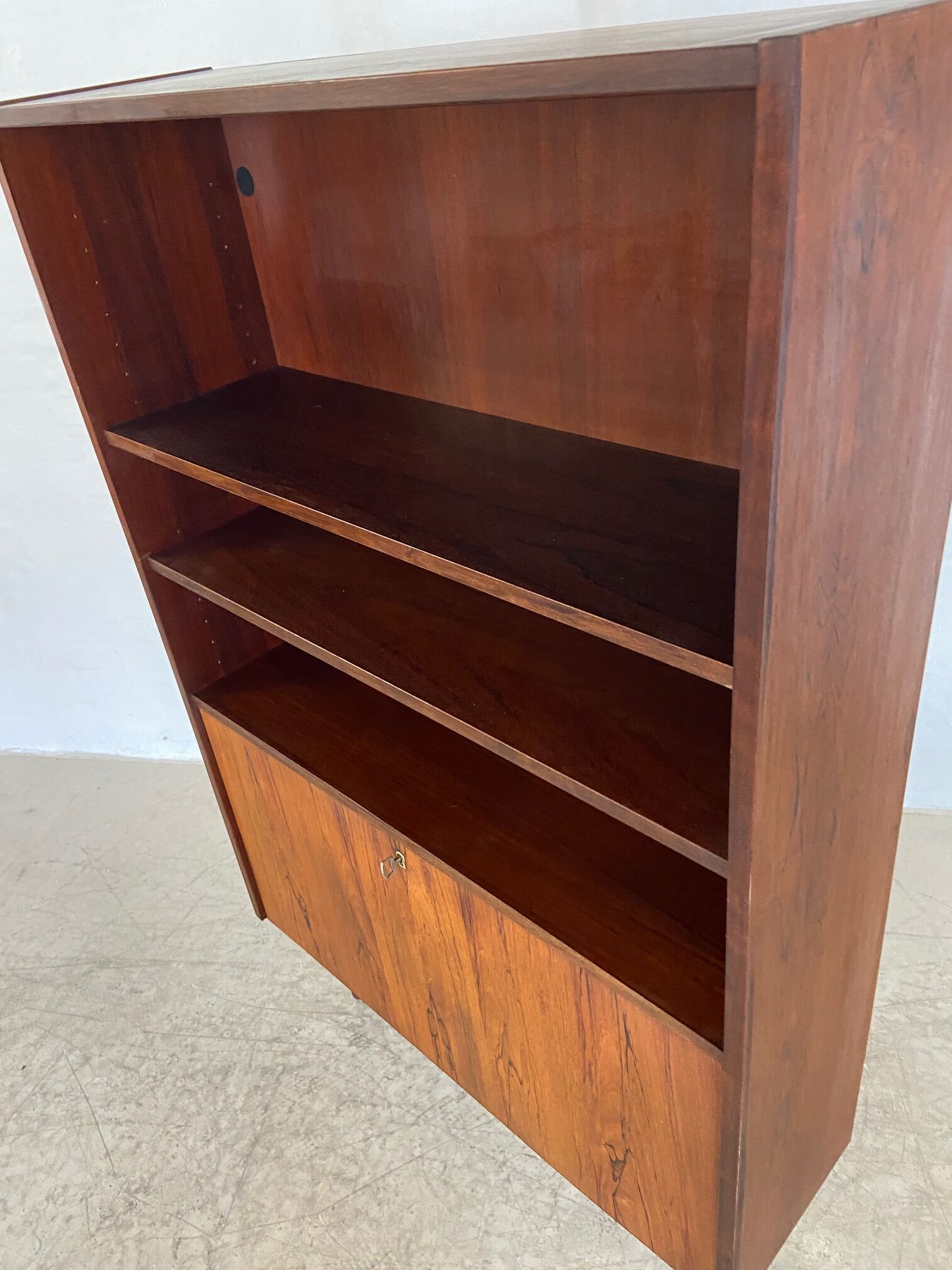 Danish retro vintage library in rosewood 1965