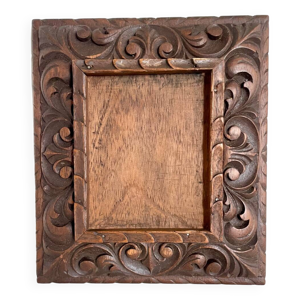 cadre ancien sculpté - bois