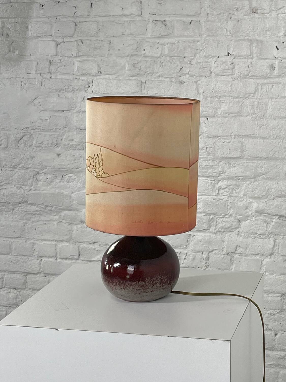 Vintage ceramic lamp