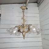Ancien lustre en bronze 6 lumières
