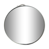 Round vintage barber mirror