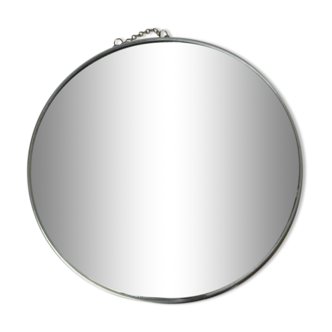 Miroir de barbier vintage rond