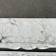 Paonazzo white marble Louis-style flat fireplace