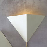 Set of 2 metal wall lights horn collection Denmark