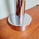 Tubular table lamp in chromed metal, 1970s