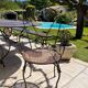 Handcrafted wrought iron garden chair