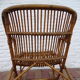 Fauteuil en rotin vintage