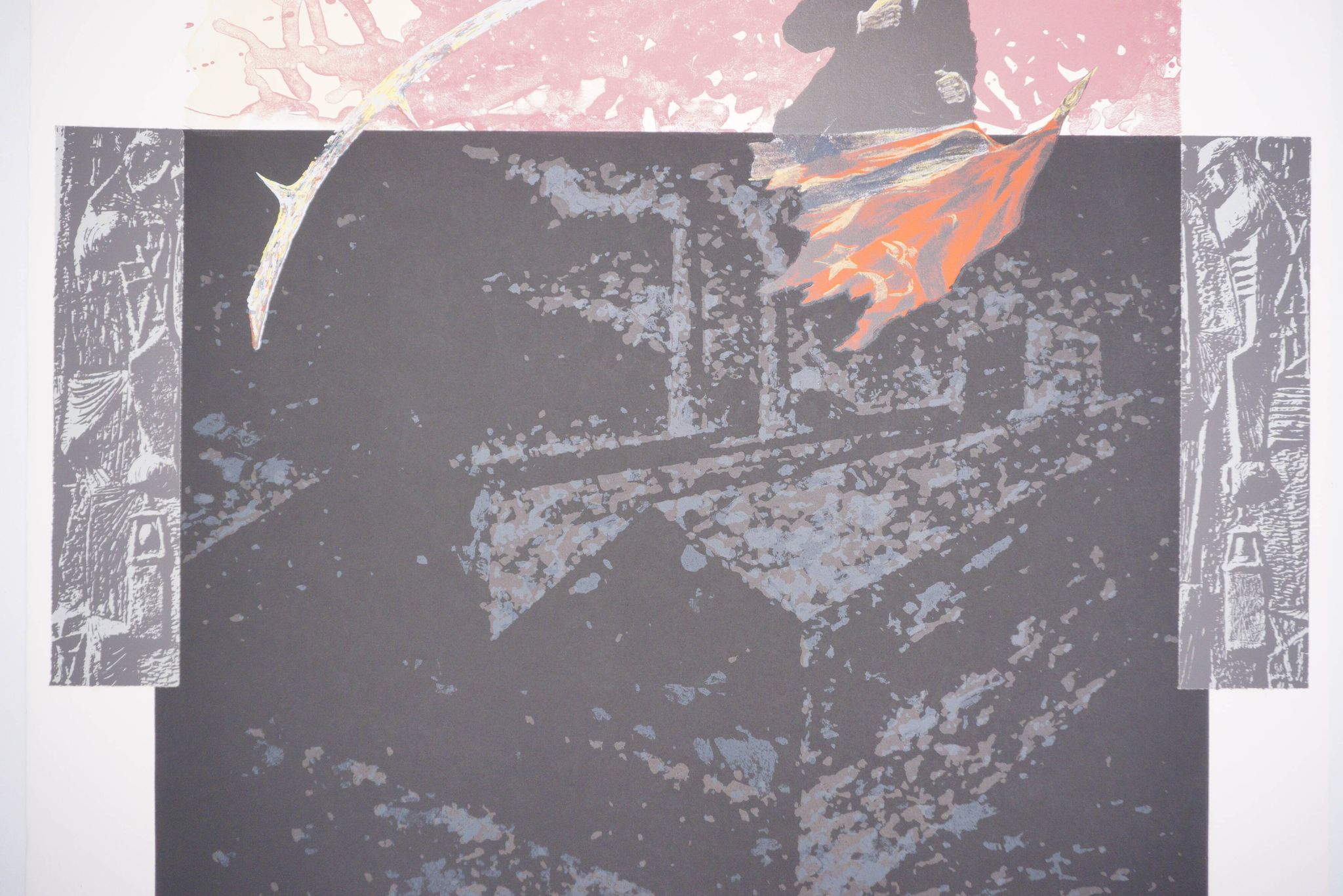 Estampe du groupe IRWIN, « Électrification », 1995, slovène