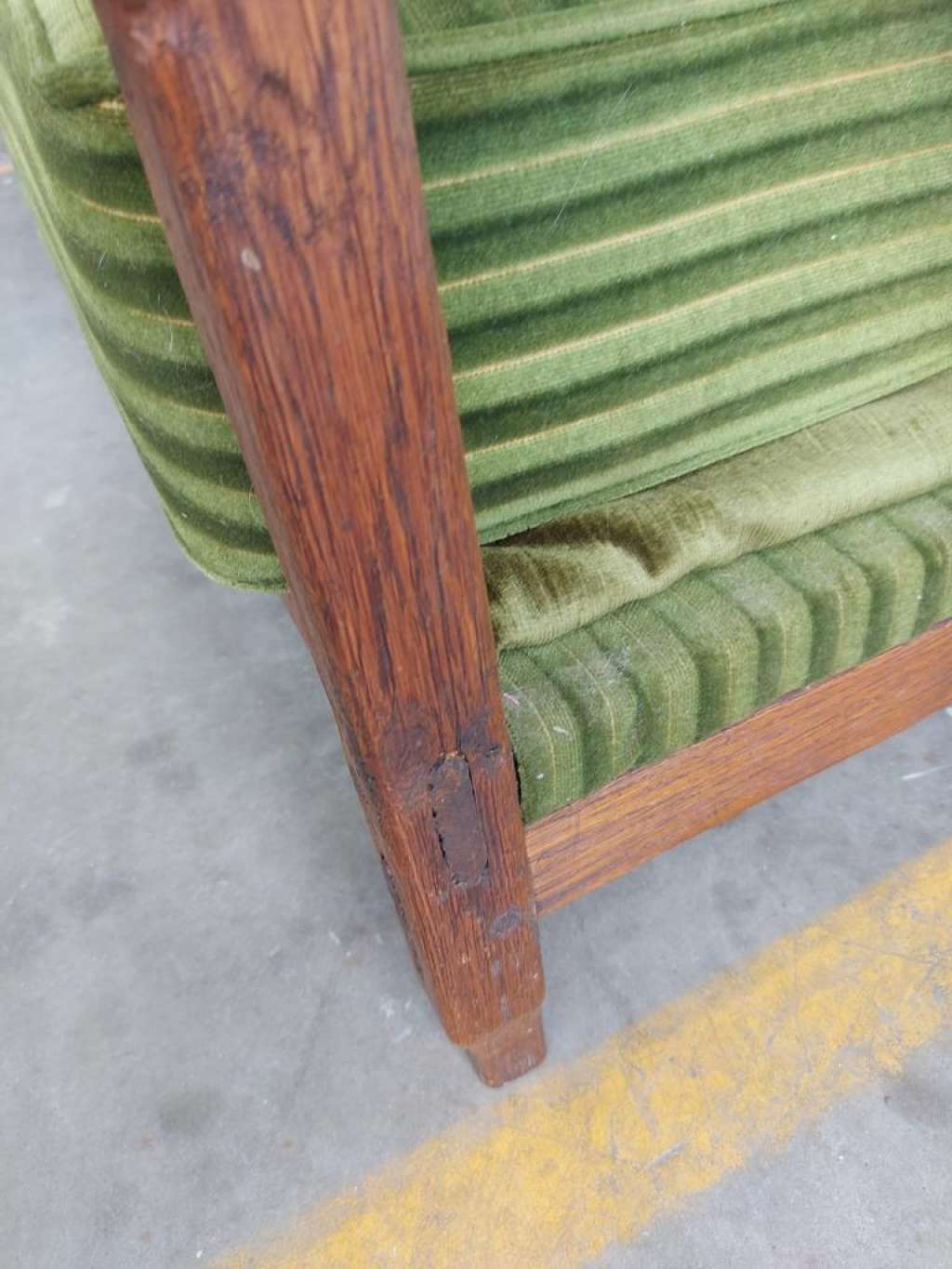 Ensemble de 2 sièges simples / fauteuils / sièges club vintage