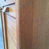 Curtain filing cabinet