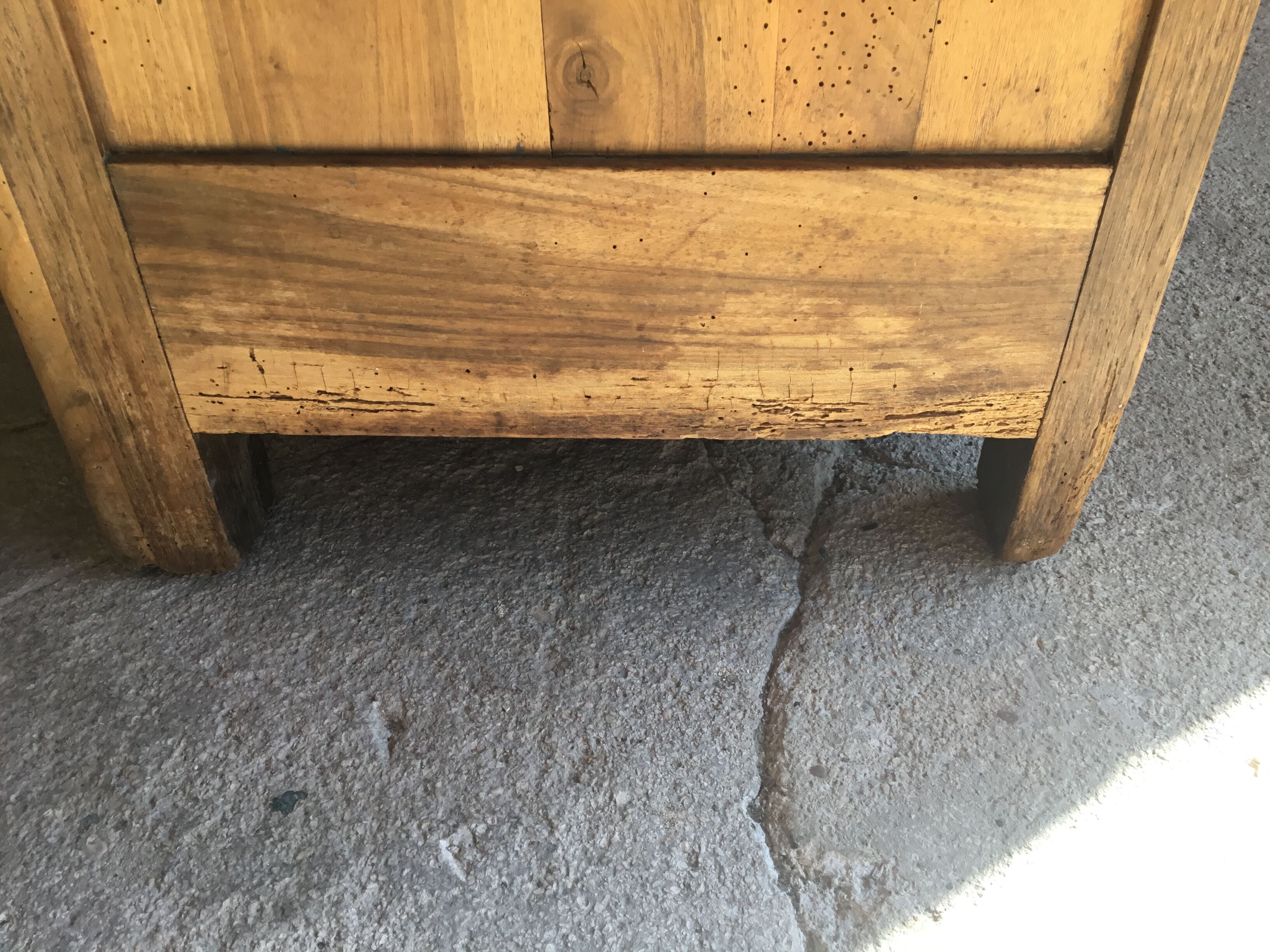 Empire cabinet with bronze ornamented columns
