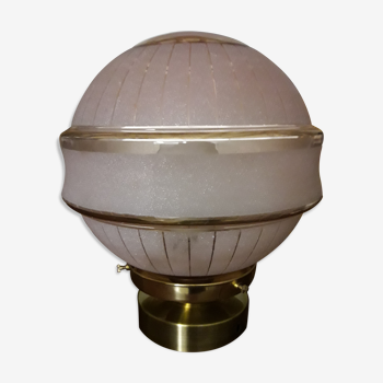 Lampe boule art deco