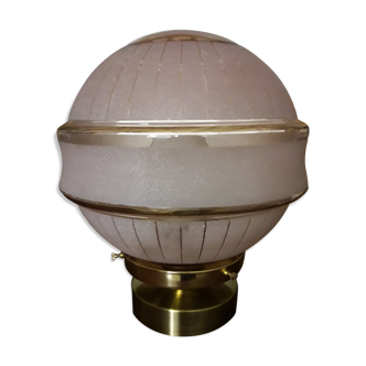 Lampe boule art deco