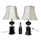 Maison le dauphin France: very large desk lamps from the 1970s