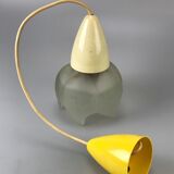 60s 70s Erco ceiling lamp ceiling light lamp light glass space age