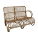 Vintage sofa Belse 8 rattan, 2 seater, Dutch Design, 1950