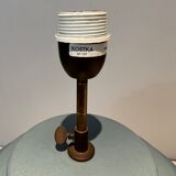 Blue ceramic lamp by Kosta