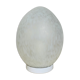 Domec egg lamp, speckled glass from Vianne, 70s