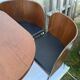Fusion model table and 4 chairs set by Sandra Kragnert for Ikea Swedish 1970s