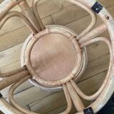 Rattan pouf