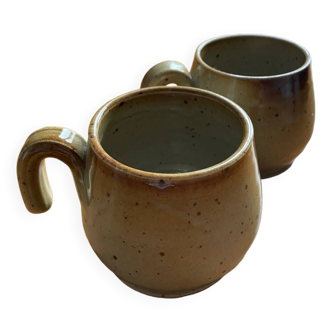 Stoneware mugs