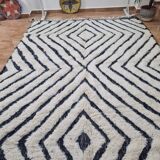 Handmade wool Berber rug 300X200 cm
