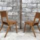 Series of 11 chairs 1950/1960