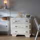Small patinated art deco chest of drawers