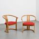 Pair of armchairs by Isamu Kenmochi, Japan circa 1965