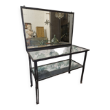 art deco console mirror