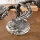 Candelabrum / Chandelier with 3 lights by Saglier Frères